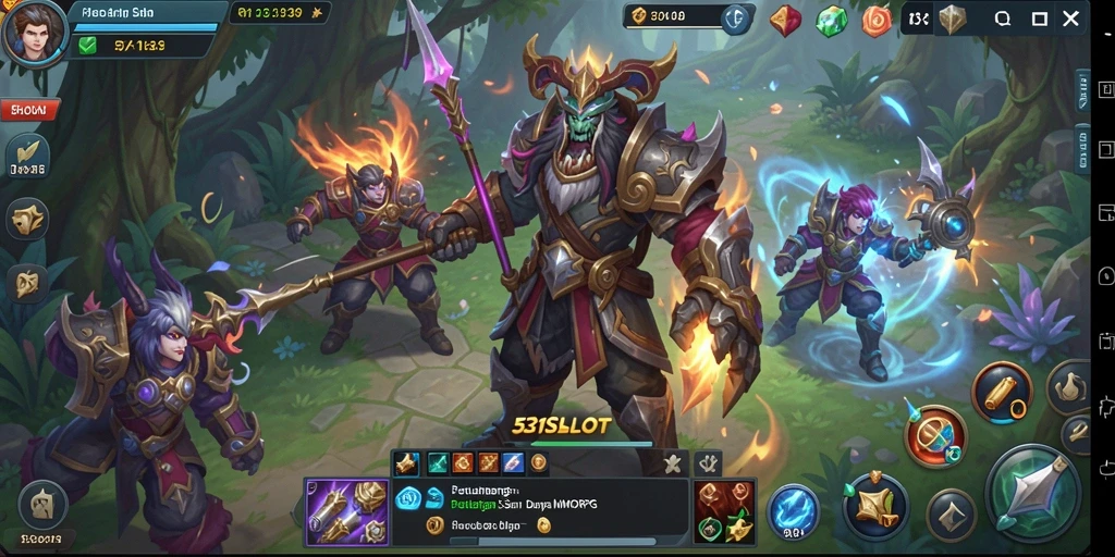 Tampilan gameplay seru di dunia fantasi 531SLOT.