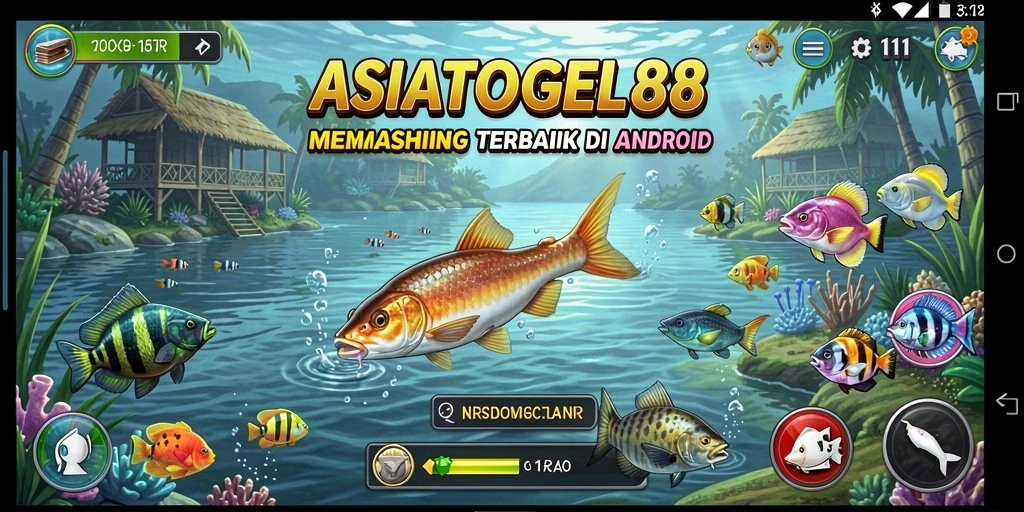 Screenshot gameplay ASIATOGEL88 menampilkan pengalaman memancing yang seru.