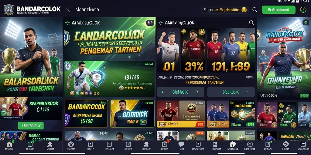 Tampilan gameplay sportsbook BANDARCOLOK yang menarik dan interaktif.
