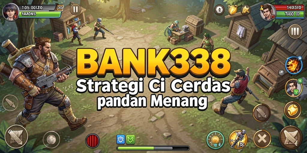 Gameplay menegangkan dalam BANK338 yang menunjukkan rencana strategi yang cerdas.