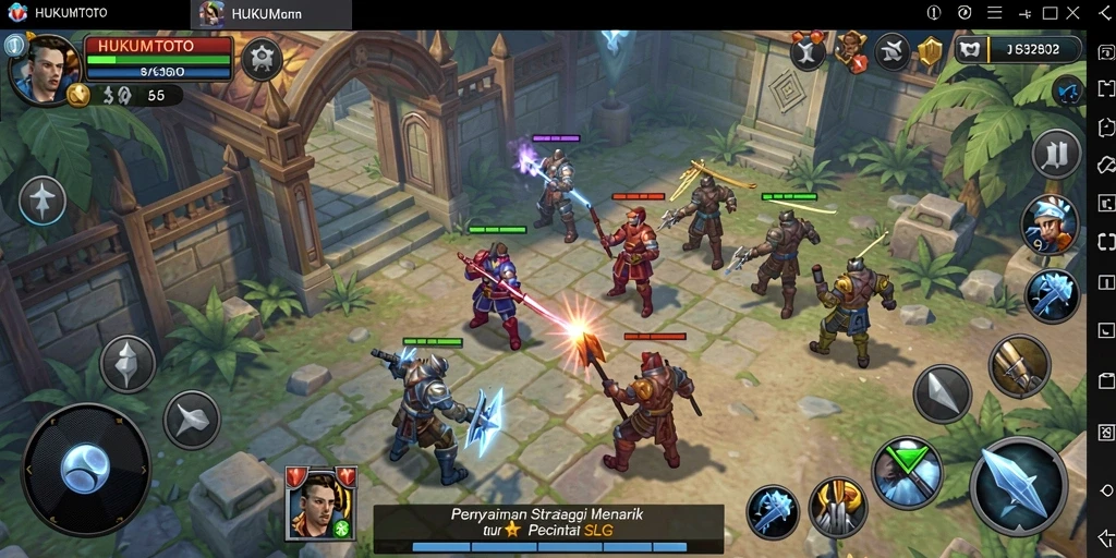 Tampilan gameplay HUKUMTOTO yang menarik dan strategis.