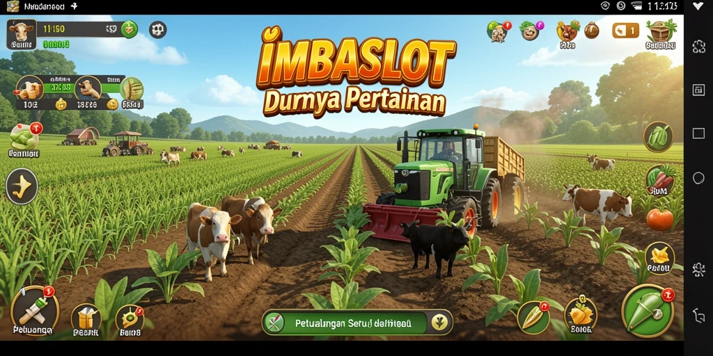 Gameplay menarik di IMBASLOT dengan elemen pertanian yang realistis.