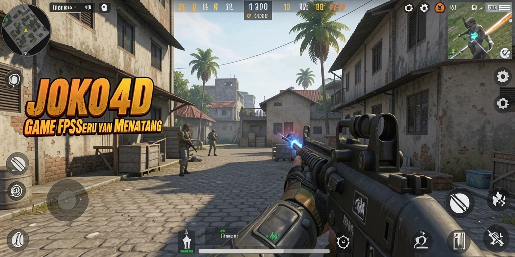 Screenshot gameplay JOKO4D menampilkan aksi tembak-menembak yang seru.