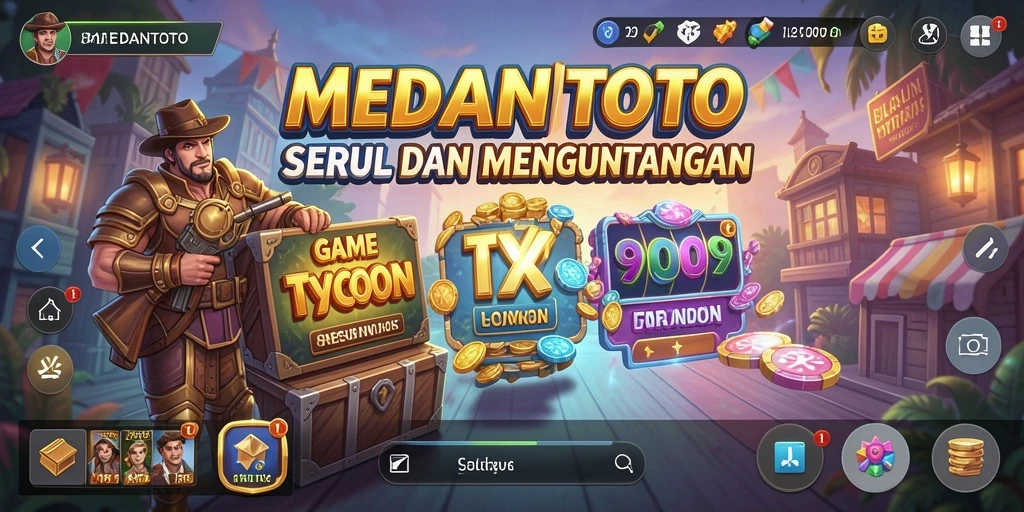 Tangkapan layar gameplay <strong>MEDANTOTO</strong> yang menampilkan keseruan strategi bisnis.