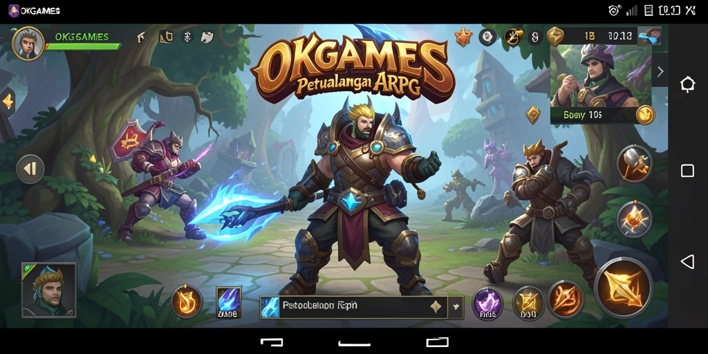 Tampilan gameplay ARPG yang mendebarkan dan grafis yang menawan.