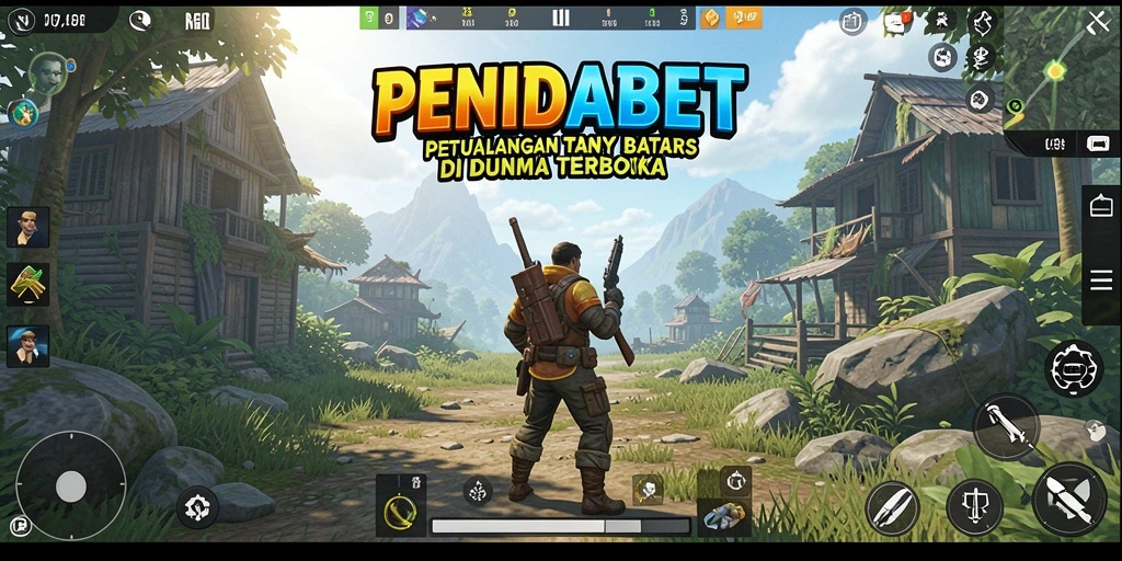 Screenshot PENIDABET menampilkan aksi seru di dunia terbuka.