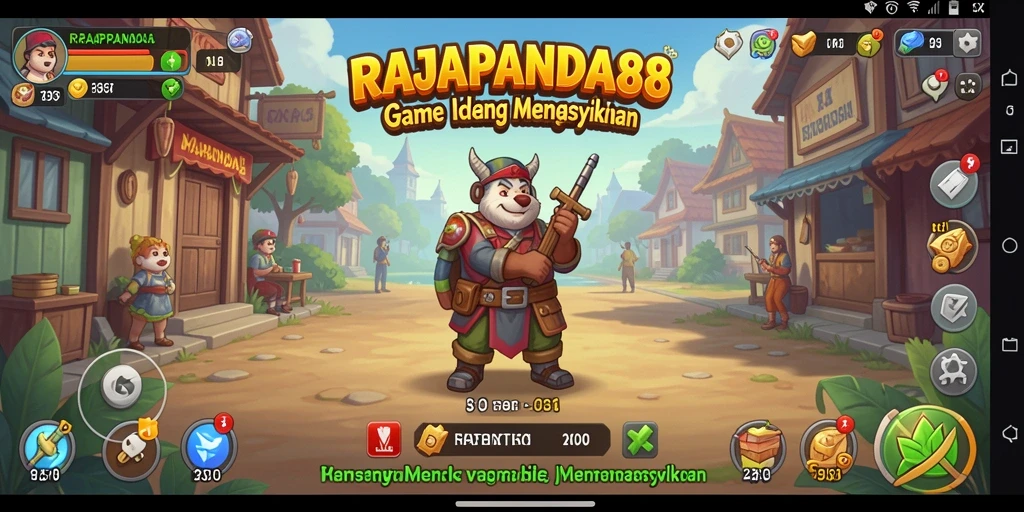 Tampilan screenshot dari gameplay RAJAPANDA88 yang seru dan menarik.