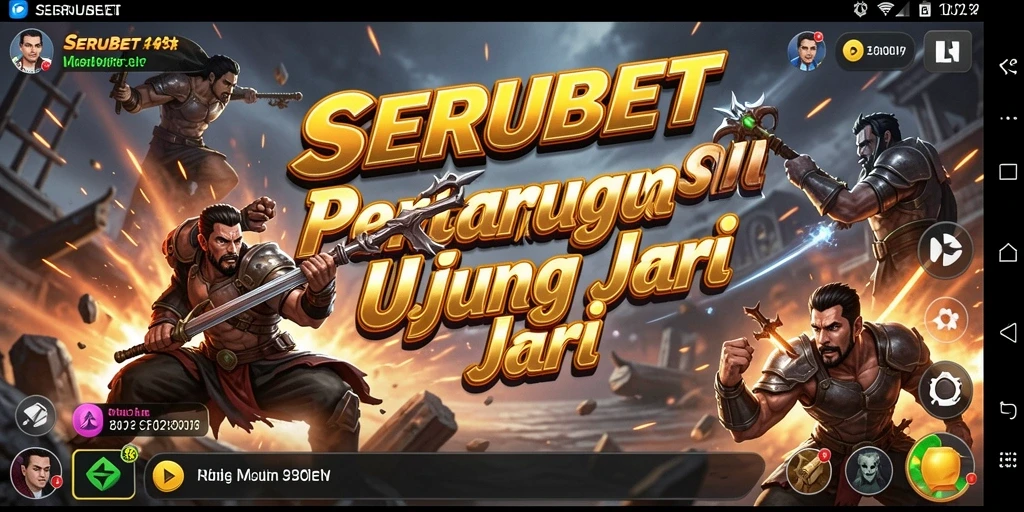 Tampilan pertarungan yang mendebarkan dalam SERUBET.