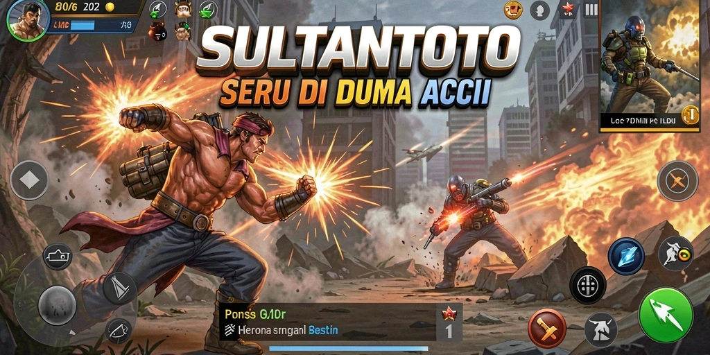 Tangkapan layar gameplay epik dalam SULTANTOTO.