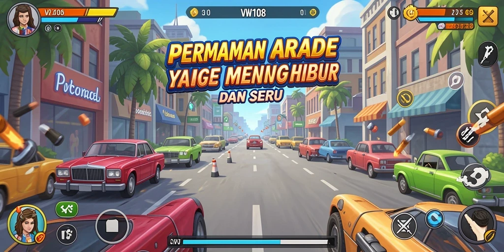 Screenshot gameplay <strong>VW108</strong> menunjukkan aksi seru dengan grafis yang menawan.