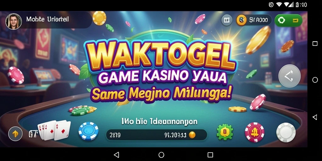 Tampilan gameplay WAKTOGEL yang menarik dan penuh warna.